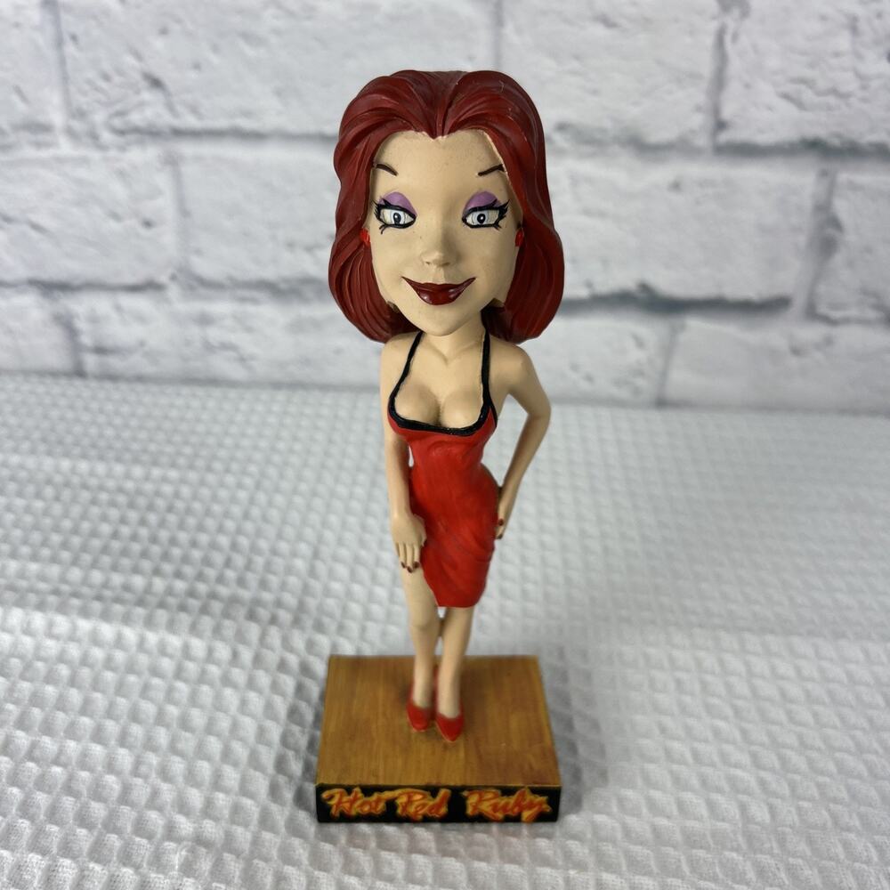 Hot Red Ruby Bobblehead VGT Machine Windstar  Oklahoma Rare